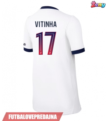 Lacne Ženy Futbalové dres Paris Saint-Germain Vitinha #17 2026-27 Krátky Rukáv - Preč